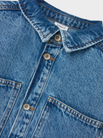 NAME IT Denim Skjorte Jakke Milo Medium Blue 